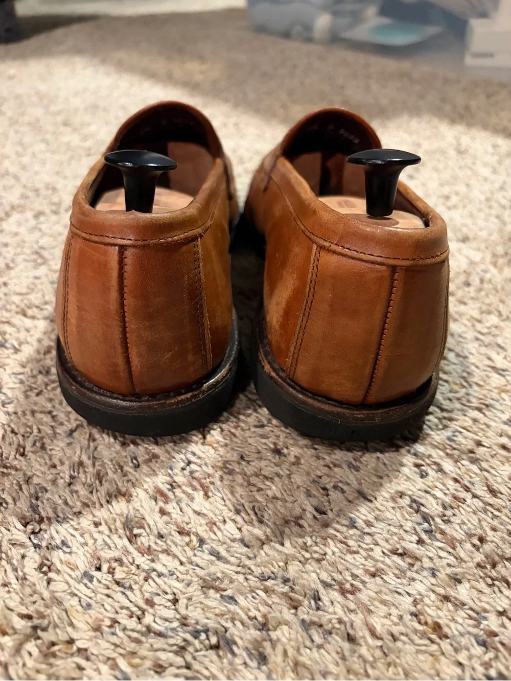 Allen Edmonds Walnut Penny Loafers - Soft Soles